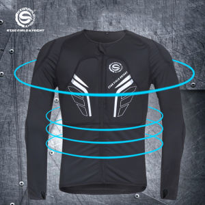 STAR FIELD KNIGHT Mens Motorcycle Jacket Quick-drying Breathable Motocross Jacket With Protective Pads Motorbike Jacket Lightweight Motorcyclist Jacket Wear-resistant