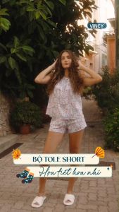 [Mua 3 giảm 20% mua 2 giảm 15%] Bộ Đồ Short Tole Nữ Vincy BSK070W41