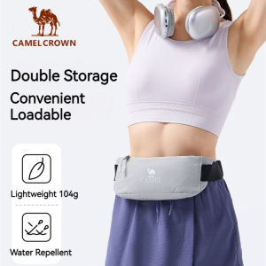 CAMEL CROWN Running Waist Bag | Lightweight Sports Belt for Men & Women Marathon Jogging Phone Pouch Fitness Training Gear