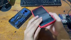 Samsung Galaxy A71 Hard Case Armor Belt Clip Kick Standing Cover Casing Armor Terbaru