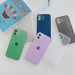 [JLK] 0.2mm Ultra Thin Soft PP Case for iPhone 16 15 14 13 12 Pro Max iphone15 plus Camera Lens Protection Matte Hard Back Cover i14 14pro 14plus
