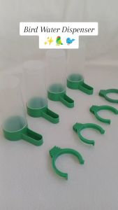 10cm 13cm Bird Water Food Feeder Dispenser Plastic Transparent All Stages BIrd Birds Pet Accessories