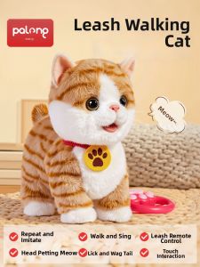 PALONG | Walking Singing Electronic Plush Cat Toy