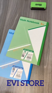 Lốc 5 quyển vở Caro Math Notebook 200 trang A4 Klong 298 Caro 5x5mm học toán và tiếng Trung