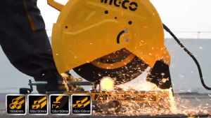 Cut Off Saw Machine 14\" Inch INGCO COS35568 Mesin Cutting Wheel Besi