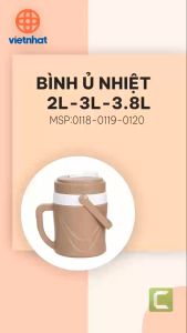 Bình ủ nhiệt tiện lợi giữ nóng giữ lạnh đa năng hokori nhiều kích cỡ