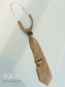 จี้หมี Tie Young Mens No-tie สั้น หลากหลาย อินเทรนด์ โบว์ Tie Accessories หวาน ศิลปะ Jk ปกเสื้อเชิ้ต ตกแต่ง