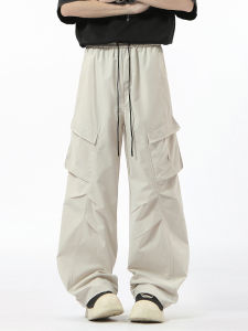 Quần Ống Rộng Thể Thao Ngoài Trời Cho Nam Mùa Hè 2025 Quần Dài Năm Điểm Màu Trơn Đa Năng Quần Dài Vừa Vặn Thoải Mái