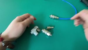 Rotatable Pneumatic Connector Air Tool Hose Fitting Coupler Europe & C-Type Adaptor With DN8 G1/4 Thread