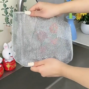 (SG Ready Stock) Metal Wire Mesh Dish Cleaning Cloth (5pcs/10pcs) | Multipurpose Durable Rug | Non Stick Scrubber