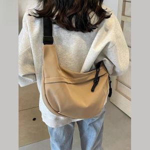 Túi Đeo Chéo Dung Tích Lớn Phong Cách Hàn Quốc Cho Nữ Túi Đeo Vai Đơn Giản Thường Ngày Túi Đeo Vai Kiểu Bưu Điện Học Sinh Túi Đeo Chéo Thời Trang