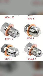 MADE IN JAPAN Magnetic Oil Sump Drain Plug Nut M14x1.5 M12x1.25 M12x1.5 M16x1.5