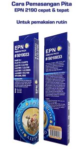 Pita Printer LQ2170 LQ2180 LQ2190 Refill 2180 / 2190 EPN Ribbon Pack Compatible Epson SO10031 Beli 6 Gratis Post it 3M
