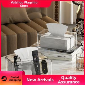 QUEZHOU | Transparent Nordic Minimalist Design Tissue Box