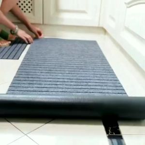 Buy 1 Take 1 120X40 cm+ 60X40 cm Strip Kitchen Floor Mat Non-Slip and Oilproof Waterproof Carpet Home Door Mat Carpets rug