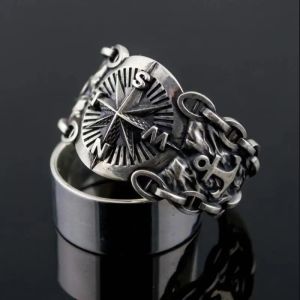 Cincin Elegan Desain Primary Compass (Adjustable)