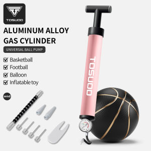 TOSUOD Air Pump Portable Soccer Basketball Multifunction Manual Air Pump High Temperature Resistant Aluminum Alloy Air Pump