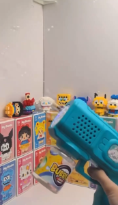 Kids 10 Holes Blaster Bubble Gun Machine with Bubble Series Outdoor Toy Gifts for Kids