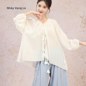 LEAF DANCE | Áo Tập Múa Dễ Dàng Với Đai Nịt