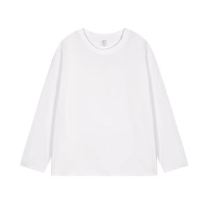 JIANMUJI | Cotton Long Sleeve T-Shirt for Men 260g