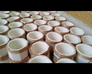 Pot Mini Kaktus Sukulen Concrete Lapis Eceng Gondok Ikat