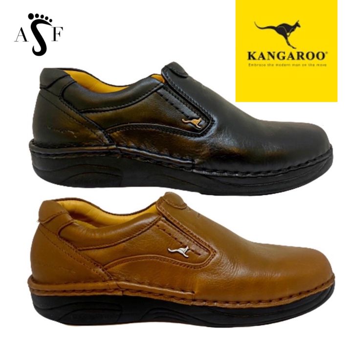 KANGAROO GENUINE LEATHER Men SOFT and COMFORT SlipOn Shoes