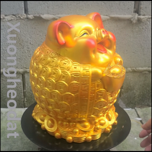 (Mẫu mới) Heo đồng tiền ông địa size lớn