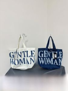 กระเป๋าผ้าใบเดนิมขนาดใหญ่แบบสะพายไหล่ข้างเดียวสำหรับผู้หญิง กระเป๋าถือแบบลำลอง กระเป๋าสะพายไหล่แบบลำลอง กระเป๋าเดินทางแบบลำลอง