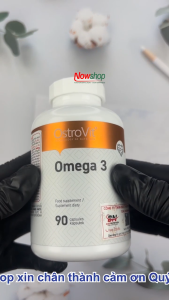 Viên Uống Dầu cá Omega 3 OstroVit Ba Lan Bổ Sung EPA DHA Hỗ Trợ Tim Mạch Phát Triển Não Bộ Tăng Thị Lực 90 Viên