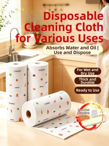 PISSA | Absorbent Non-Greasy Kitchen Cleaning Cloth Disposal Wipes