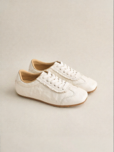 Josiny | Leather White Sneakers for Women