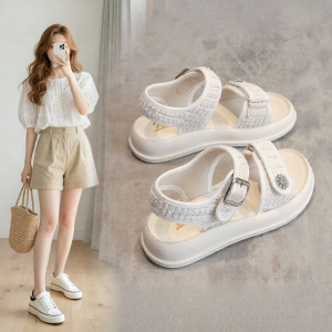 Warrior | Summer Dress Matching Soft Bottom Comfortable Platform Sandals
