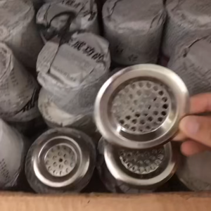 5pcs Stainless Steel Drainage Strainer Kitchen Sink Grid Filter Against Clogging Kitchen Accessorie