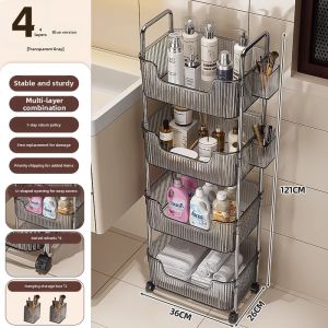Bathroom Gap Organizer Rolling
