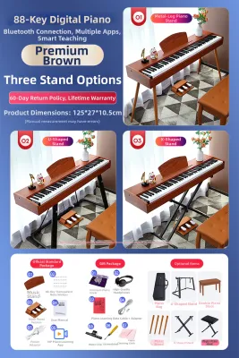 BEETHOSTAR | Full-Size Weighted Key Electric Piano 88 Keys