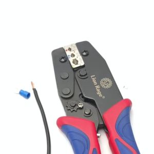 LR-30J Ratchet Crimping Pliers Pre-insulated Cold Press Terminal Crimper for Automotive Wire Connectors Car RV Electrical Wiring
