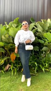 Rok Jeans Panjang Wanita Terbaru Kekinian Chelia