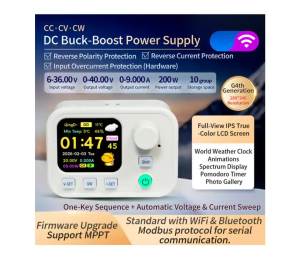 Aideepen | Bộ Chuyển Đổi Buck Boost SK200W CNC Với Điều Khiển Bluetooth WiFi Điều Chỉnh Điện Áp Và Dòng Điện Không Đổi Phù Hợp Với Mọi Điều Kiện Thời Tiết Toàn Cầu