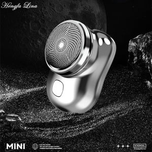 Hengfa Lina Mini Portable Electric Shaver IPX7 Waterproof Wet And Dry Dual-use Pocket Size Razor USB Rechargeable Shaving Machines For Men