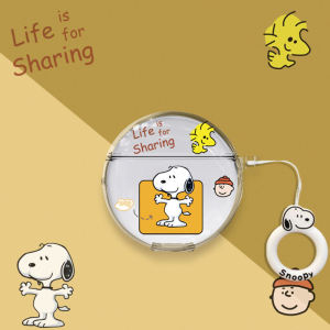 Huawei FreeBuds 4E 2024 Version Silicone Protective Case Transparent Cute Cartoon Soft Shell Bluetooth Earphone Cover Box