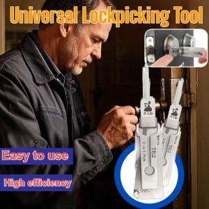 Stainless Steel Universal Lockpicking Tool For Non-Destructive And Quick Unlocking