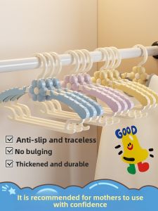 MONLEYTA | Childrens Clothes Hanger Baby专用伸缩晾衣架小型号适用于新生儿和小孩子的家居用挂衣神器