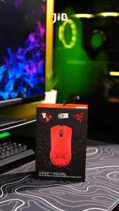 WIRELESS MOUSE (เมาส์ไร้สาย) RAZER VIPER V3 PRO FAKER EDITION - RED