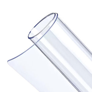 Clear Table Cover Protector Waterproof Oil-Proof Plastic Table Covers Clear Desk Protector Plastic Rectangular Vinyl Non-Slip