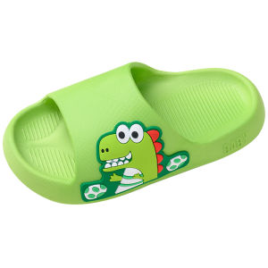 Childrens Slippers Home Outdoor Wearable Soft Bottom Anti-Slip Odor-Resistant Dinosaur Themed Summer Slip-On Shoes for Boys And Girls