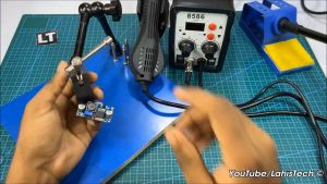 PENGIRIMAN CEPAT SMD Desoldering Heat Gun Solder dengan Station 220V 700W KS8586