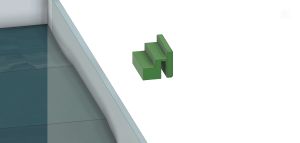 Aquarium_Lid_Holder ที่ยึดสำหรับรองฝาปิดตู้ปลารองรับน้ำหนักกระจกได้ ใช้ได้สองแบบ