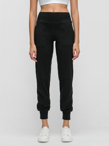 กางเกงโยคะเอวสูงทรงหลวมสำหรับผู้หญิง กางเกงวิ่งออกกำลังกายแบบลำลอง กางเกงกีฬาขาสั้นทรงสลิมฟิต กางเกงขายาวผ้าไนลอนระบายอากาศได้ดี