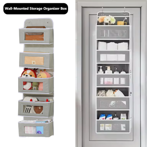 Over-The-Door Hanging Organizer - Extra Large Multi-Layer Storage Bag for Toys Dorm Room Essentials & Closet Organization System