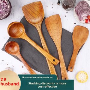 TINGLING | Non-stick Compatible Heat Resistant Wooden Spatula